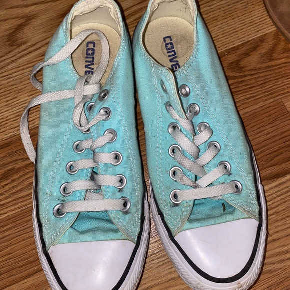 light teal converse